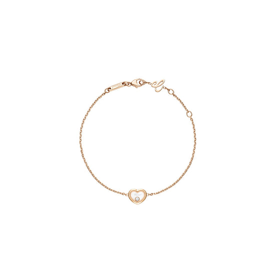 Chopard Happy Diamonds bracelet in 18k ethical rose gold with diamonds