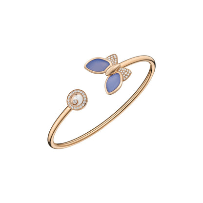 Chopard Happy Diamonds bracelet in 18k ethical rose gold with diamonds