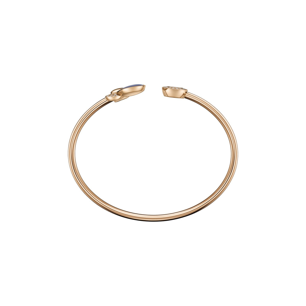 Chopard Happy Diamonds bracelet in 18k ethical rose gold with diamonds view 3