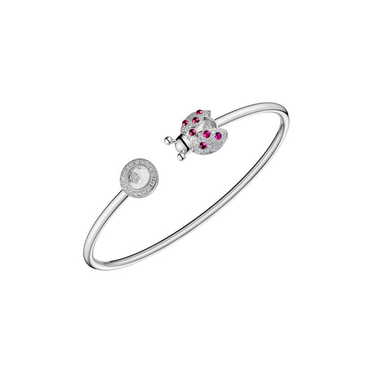 Chopard Happy Diamonds bracelet in 18k ethical white gold with diamonds