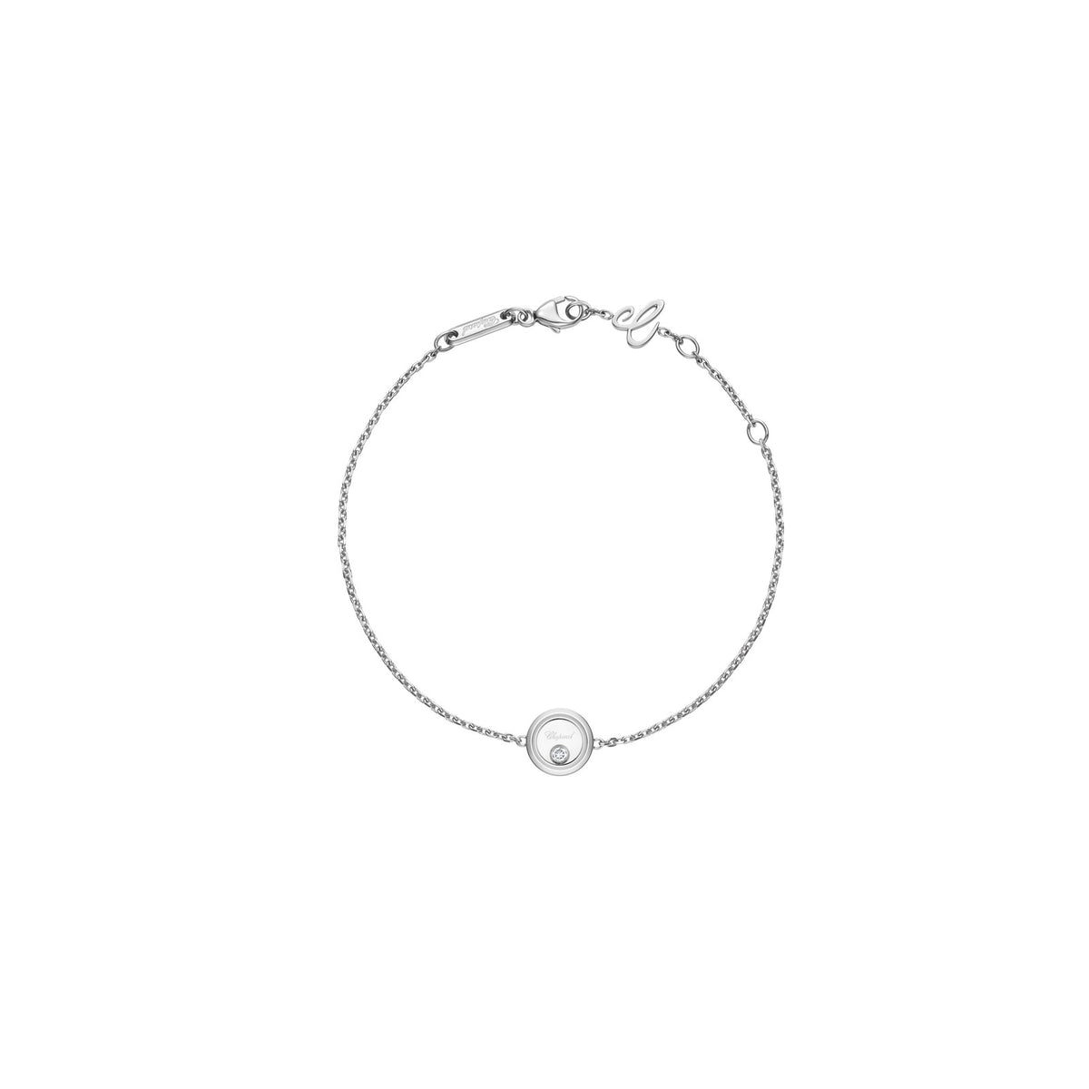Chopard Happy Diamonds bracelet in 18k ethical white gold with diamonds