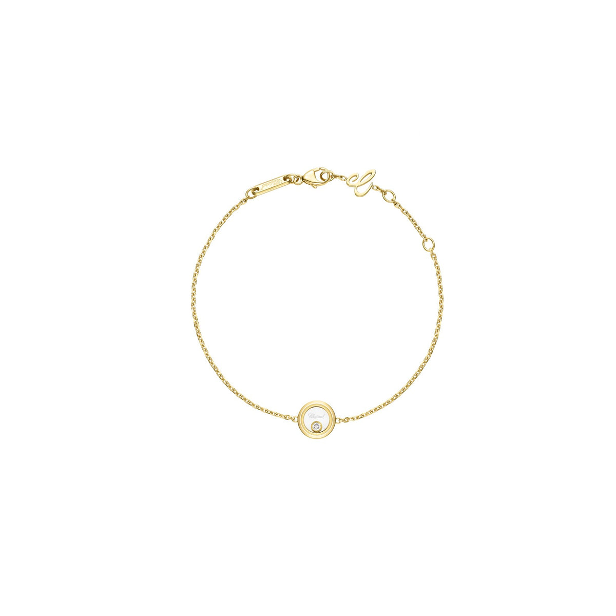 Chopard Happy Diamonds bracelet in 18k ethical yellow gold with diamonds
