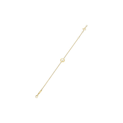 Chopard Happy Diamonds bracelet in 18k ethical yellow gold with diamonds view 2