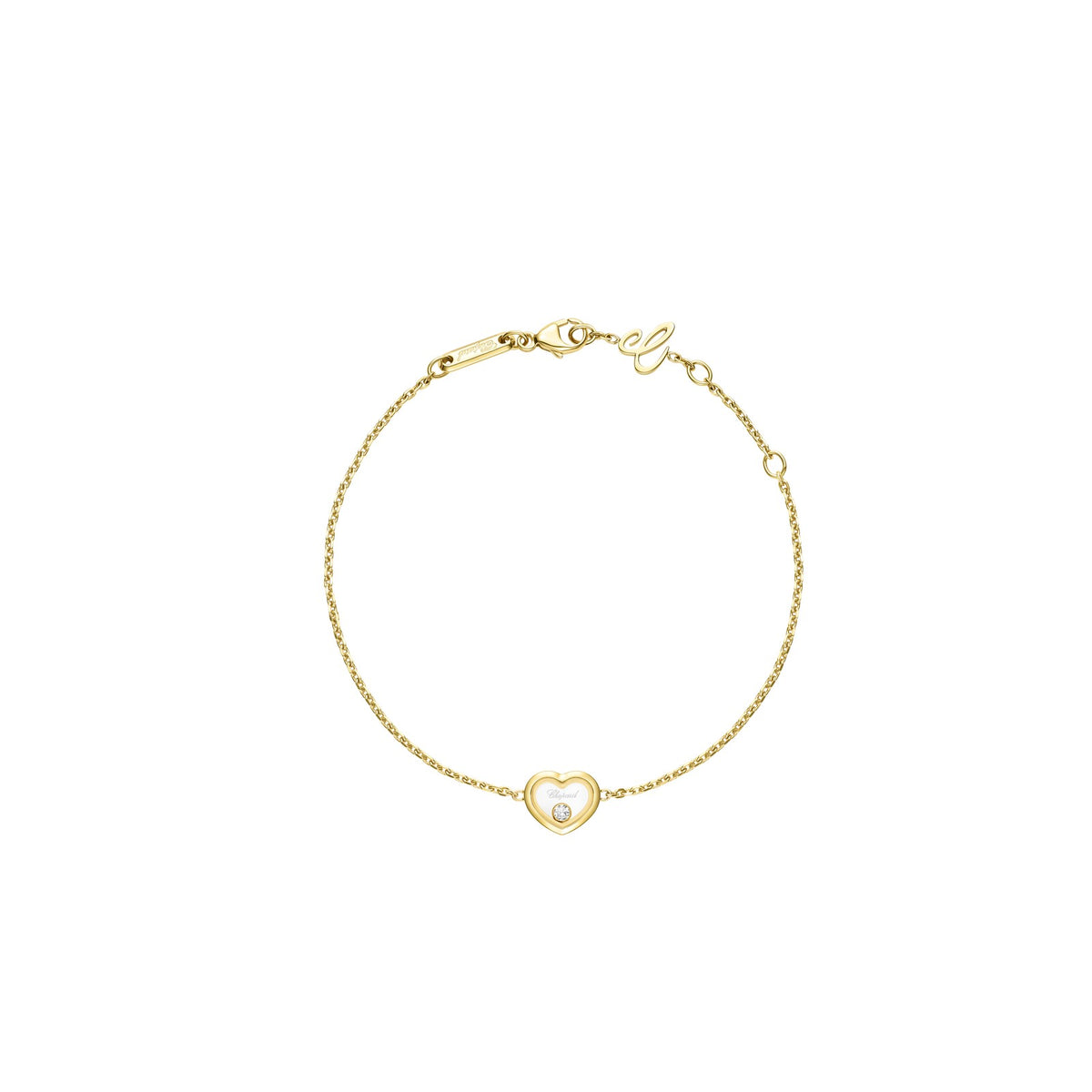 Chopard Happy Diamonds bracelet in 18k ethical yellow gold with diamonds