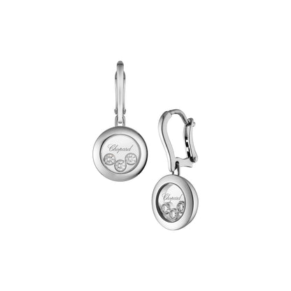 Chopard Happy Diamonds earrings in 18k ethical white gold