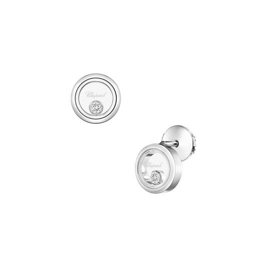 Chopard Happy Diamonds earrings in 18k ethical white gold