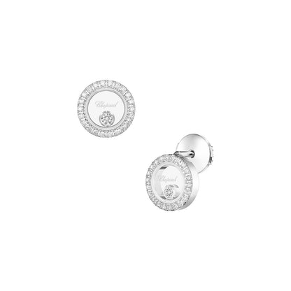 Chopard Happy Diamonds earrings in 18k ethical white gold