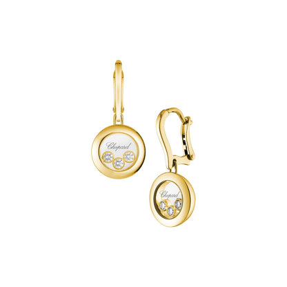 Chopard Happy Diamonds earrings in 18k ethical yellow gold