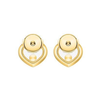 Chopard Happy Diamonds earrings in 18k ethical yellow gold view 4