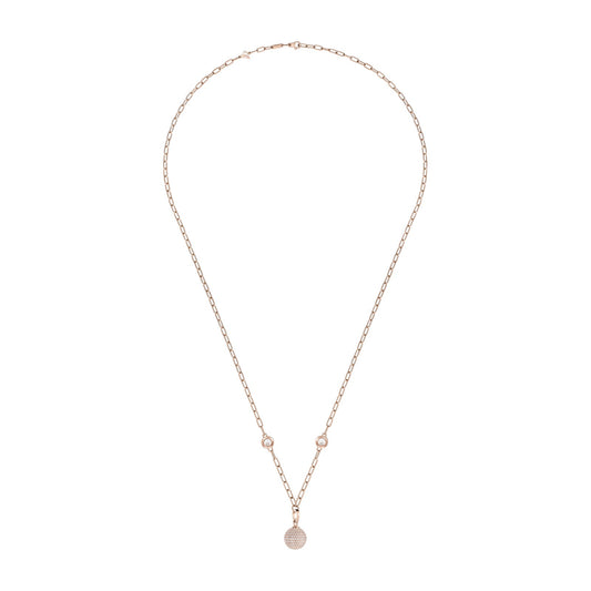 Chopard Happy Diamonds necklace in 18k ethical rose gold with diamonds, view 2