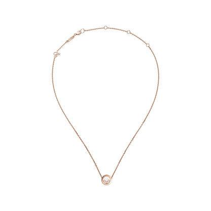 Chopard Happy Diamonds necklace in 18k ethical rose gold view 3
