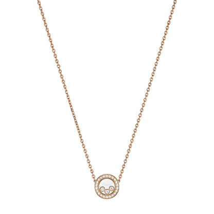 Chopard Happy Diamonds necklace in 18k ethical rose gold