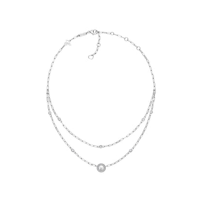 Chopard Happy Diamonds necklace in 18k ethical white gold with moving diamonds