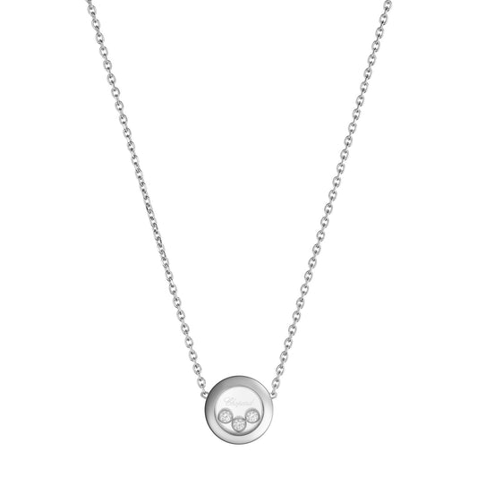 Chopard Happy Diamonds necklace in 18k ethical white gold