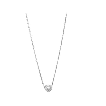 Chopard Happy Diamonds necklace in 18k ethical white gold with moving diamonds view 2