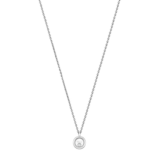 Chopard Happy Diamonds necklace in 18k ethical white gold with diamonds