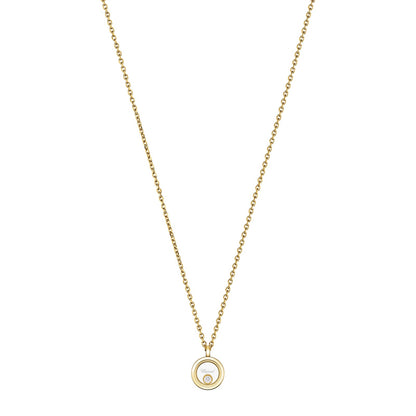 Chopard Happy Diamonds necklace in 18k ethical yellow gold with diamonds