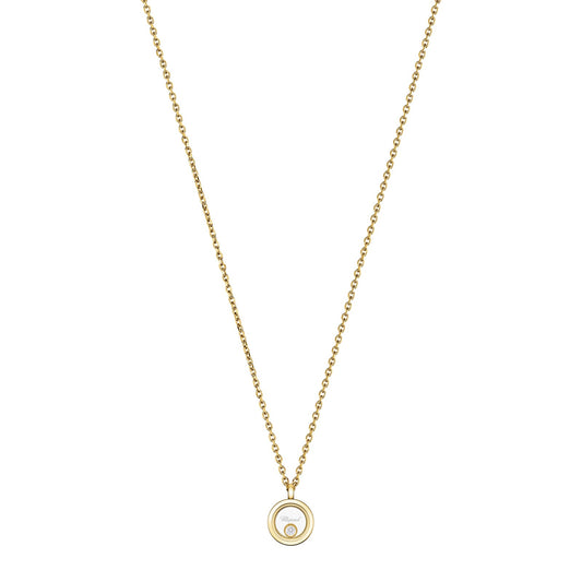 Chopard Happy Diamonds necklace in 18k ethical yellow gold with diamonds