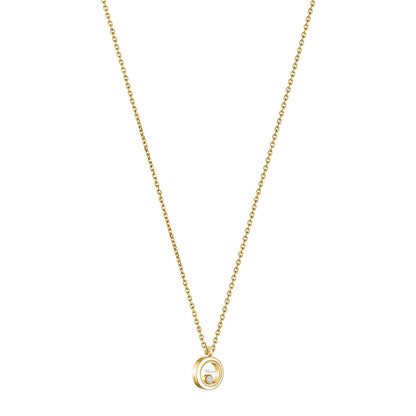 Chopard Happy Diamonds necklace in 18k ethical yellow gold with diamonds view 2