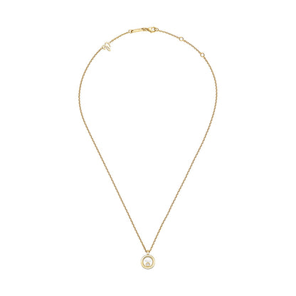 Chopard Happy Diamonds necklace in 18k ethical yellow gold with diamonds view 3