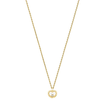 Chopard Happy Diamonds necklace in 18k ethical yellow gold with diamonds