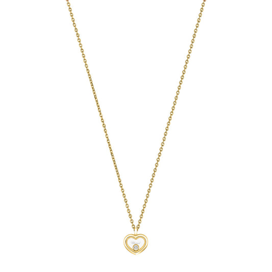 Chopard Happy Diamonds necklace in 18k ethical yellow gold with diamonds