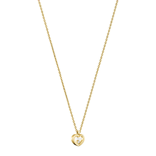 Chopard Happy Diamonds necklace in 18k ethical yellow gold with diamonds view 2