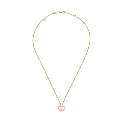 Chopard Happy Diamonds necklace in 18k ethical yellow gold with diamonds view 3