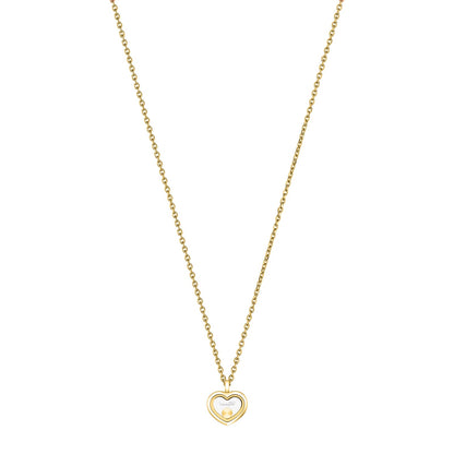 Chopard Happy Diamonds necklace in 18k ethical yellow gold with diamonds view 4