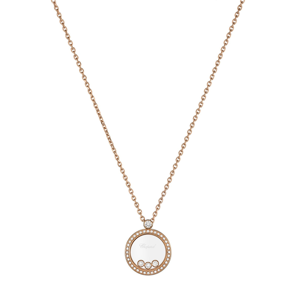 Chopard Happy Diamonds pendant in 18k ethical rose gold