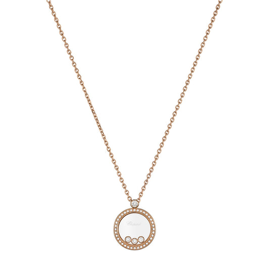Chopard Happy Diamonds pendant in 18k ethical rose gold