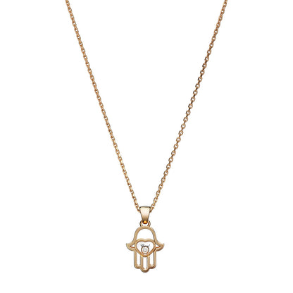 Chopard Happy Diamonds pendant in 18k ethical rose gold with moving diamonds