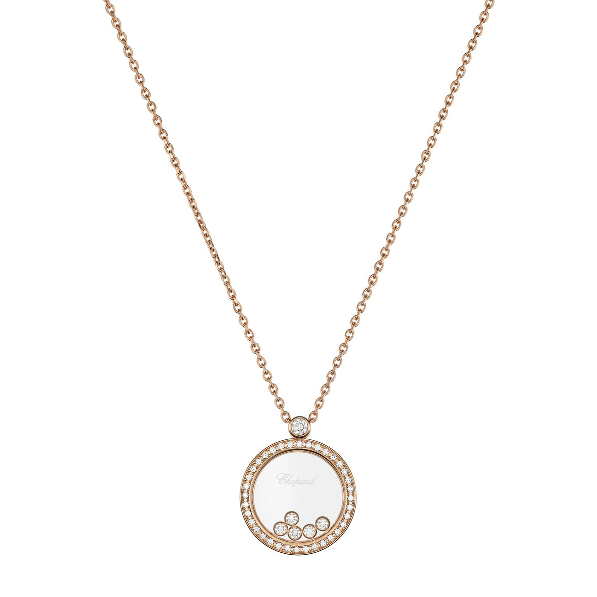 Chopard Happy Diamonds pendant in 18k ethical rose gold