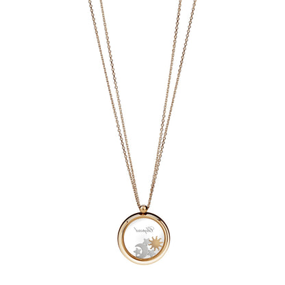 Chopard Happy Diamonds pendant in 18k ethical rose gold, view 4