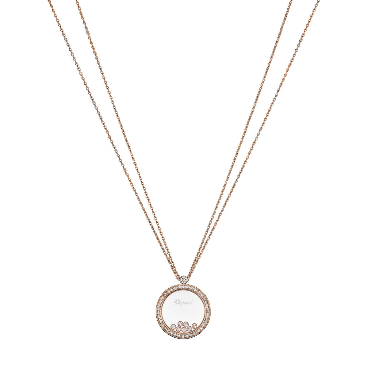 Chopard Happy Diamonds pendant in 18k ethical rose gold