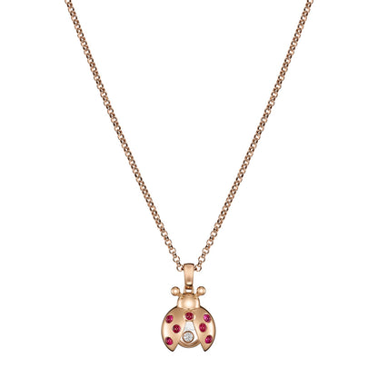 Chopard Happy Diamonds pendant in 18k ethical rose gold with moving diamonds