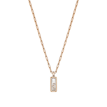 Chopard Happy Diamonds pendant in 18k ethical rose gold with diamonds