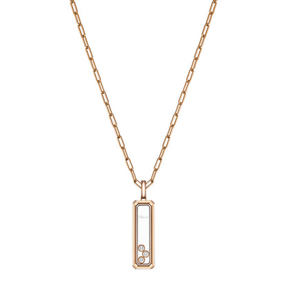 Chopard Happy Diamonds pendant in 18k ethical rose gold with diamonds