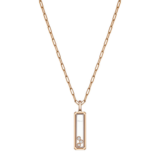 Chopard Happy Diamonds pendant in 18k ethical rose gold with diamonds