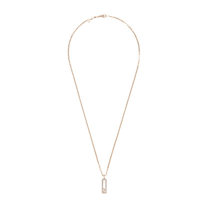 Chopard Happy Diamonds pendant in 18k ethical rose gold with diamonds, view 3