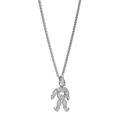 Chopard Happy Diamonds pendant in 18k ethical white gold, view 2