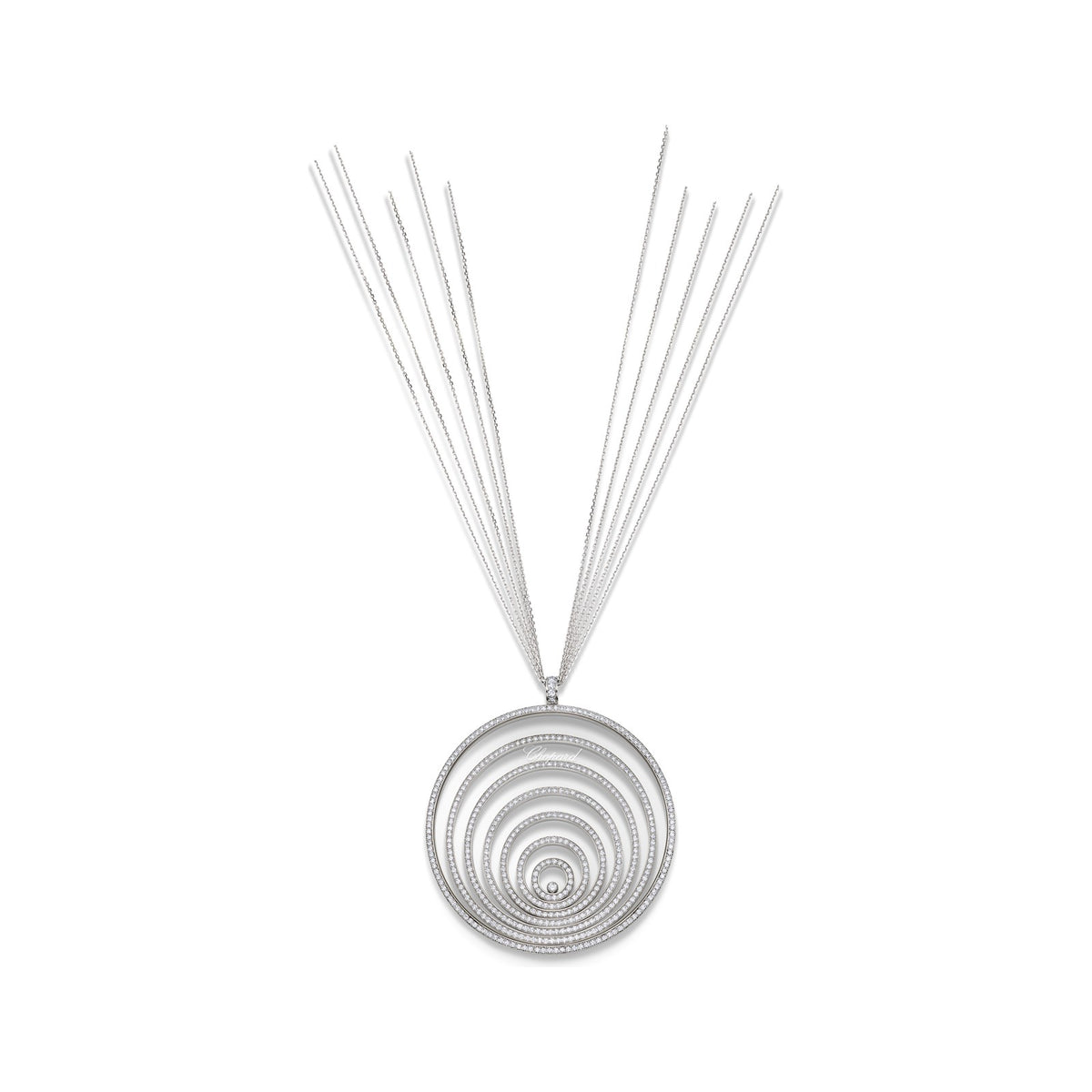 Chopard Happy Diamonds pendant in 18k ethical white gold