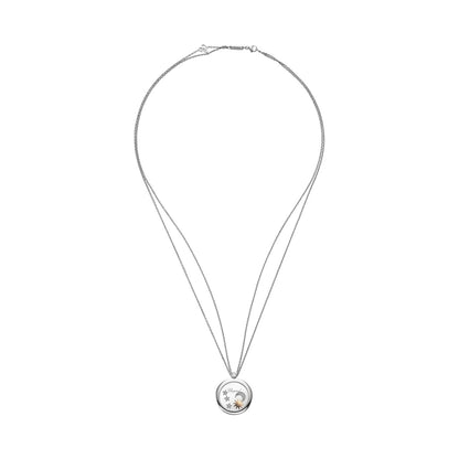Chopard Happy Diamonds pendant in 18k ethical white gold, view 3