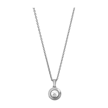 Chopard Happy Diamonds pendant in 18k ethical white gold with moving diamonds