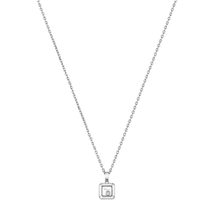 Chopard Happy Diamonds pendant in 18k ethical white gold with moving diamonds