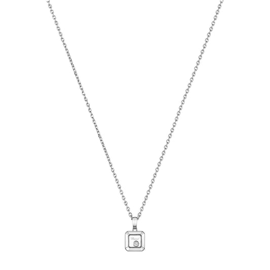 Chopard Happy Diamonds pendant in 18k ethical white gold with moving diamonds