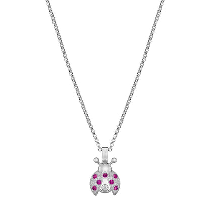 Chopard Happy Diamonds pendant in 18k ethical white gold with moving diamonds