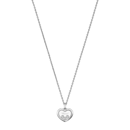 Chopard Happy Diamonds pendant in 18k ethical white gold with diamonds