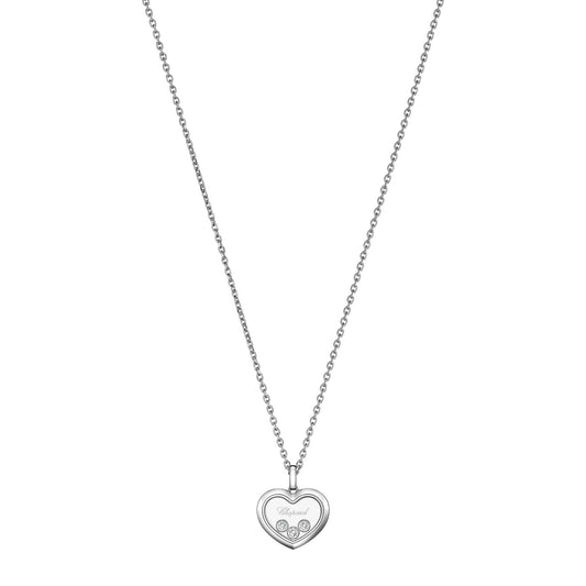 Chopard Happy Diamonds pendant in 18k ethical white gold with diamonds