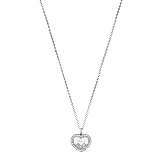 Chopard Happy Diamonds pendant in 18k ethical white gold with diamonds